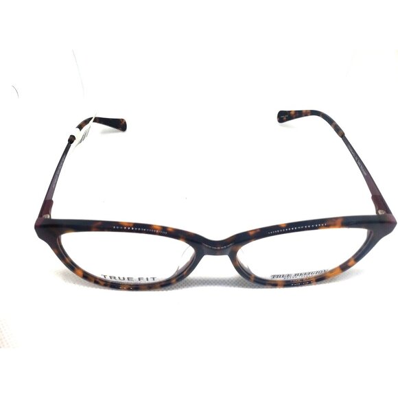 True Religion Tortoise Shell Optical Eyeglasses 56-16-145 True Fit Frame Women's - Picture 3 of 6